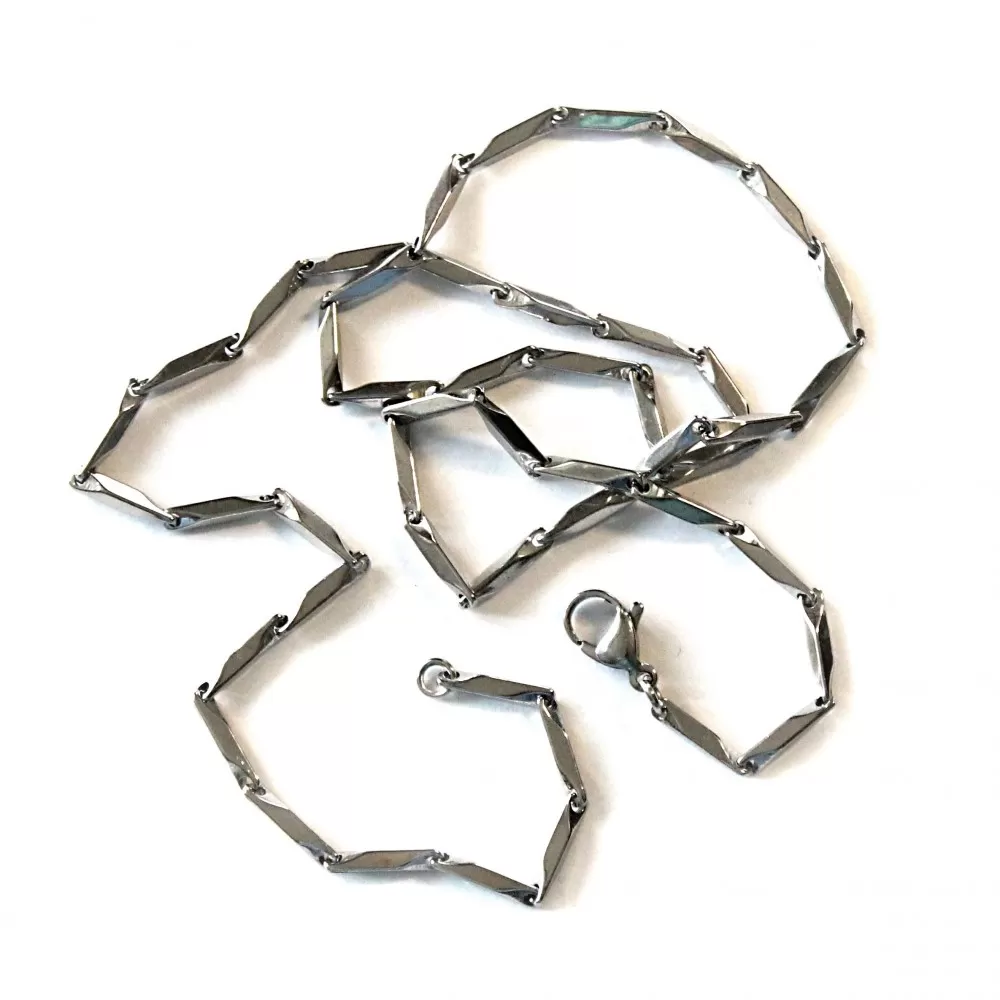Stainless steel chain with clasp 2mm (KN1013) 