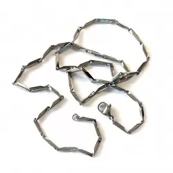 Stainless steel chain with clasp 2mm (KN1013) 