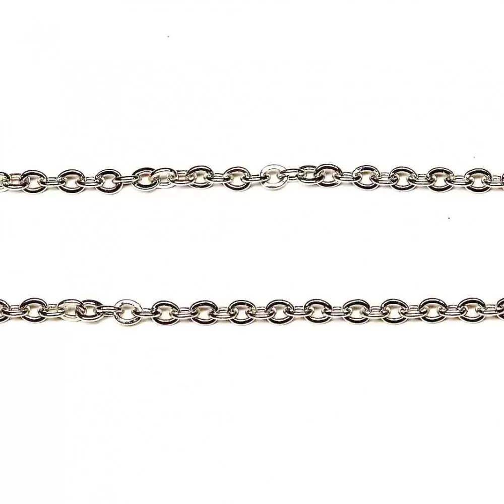 Stainless steel chain 2,5 x2mm - 1m (KN02101)