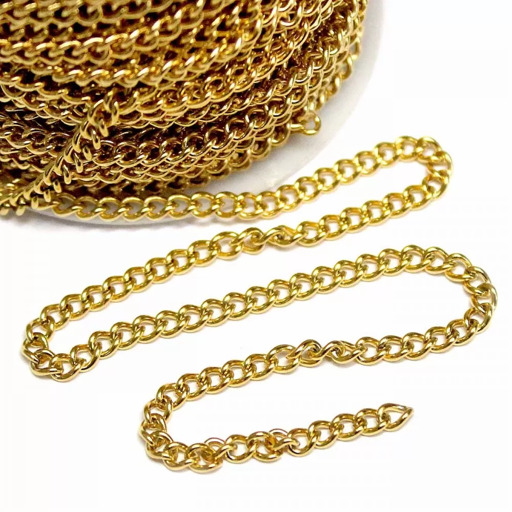 Stainless steel chain 4x3mm - 1m (KN04300)