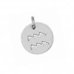 Stainless steel pendant - Aquarius 14x12mm 1pcs. (F12N1035)