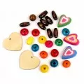 Wood beads