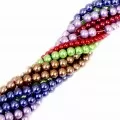 Plastic beads (in threads)