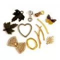 Metallic  jewelry finding