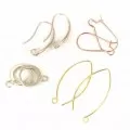 Silver clasps for earrings