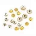Silver bead caps