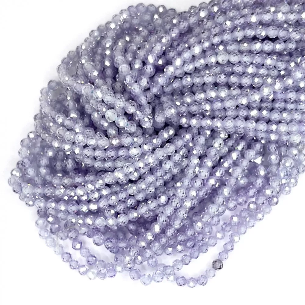 Beads Fianite (cubic zirconia)-faceted 3mm (0003012G)