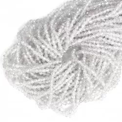 Beads Fianite (cubic zirconia)-faceted 4mm (0004015G)
