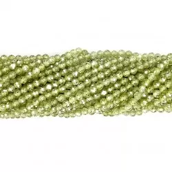 Beads Fianite (cubic zirconia)-faceted 3mm (0003017G)