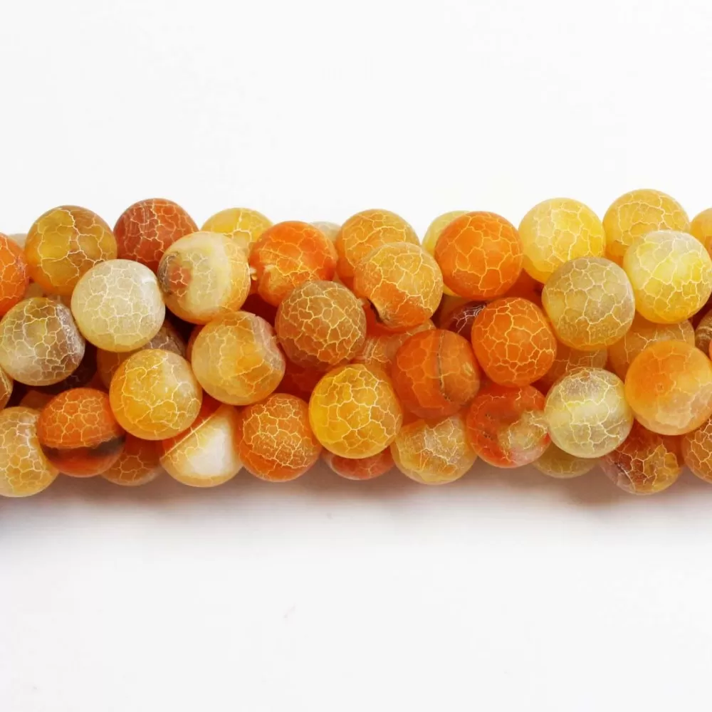 Beads Agate-frosted 10mm (0210018M) Beads Agate-frosted 10mm (0210018M)
