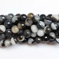Beads Agate-faceted 10mm (0210054G)