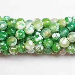 Beads Agate-faceted 10mm (0210059G)