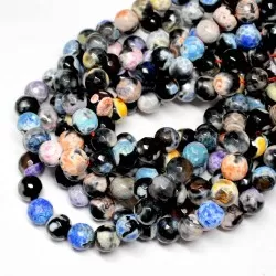 Beads Agate-faceted 10mm (0210091G)