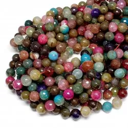 Beads Agate-faceted 10mm (0210097G)
