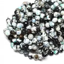 Beads Agate-faceted 10mm (0210098G)