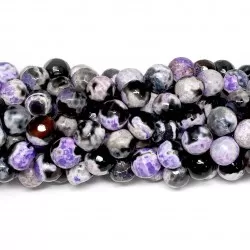 Beads Agate-faceted 10mm (0210108G)