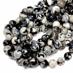 Beads Agate-faceted 10mm (0210113G)