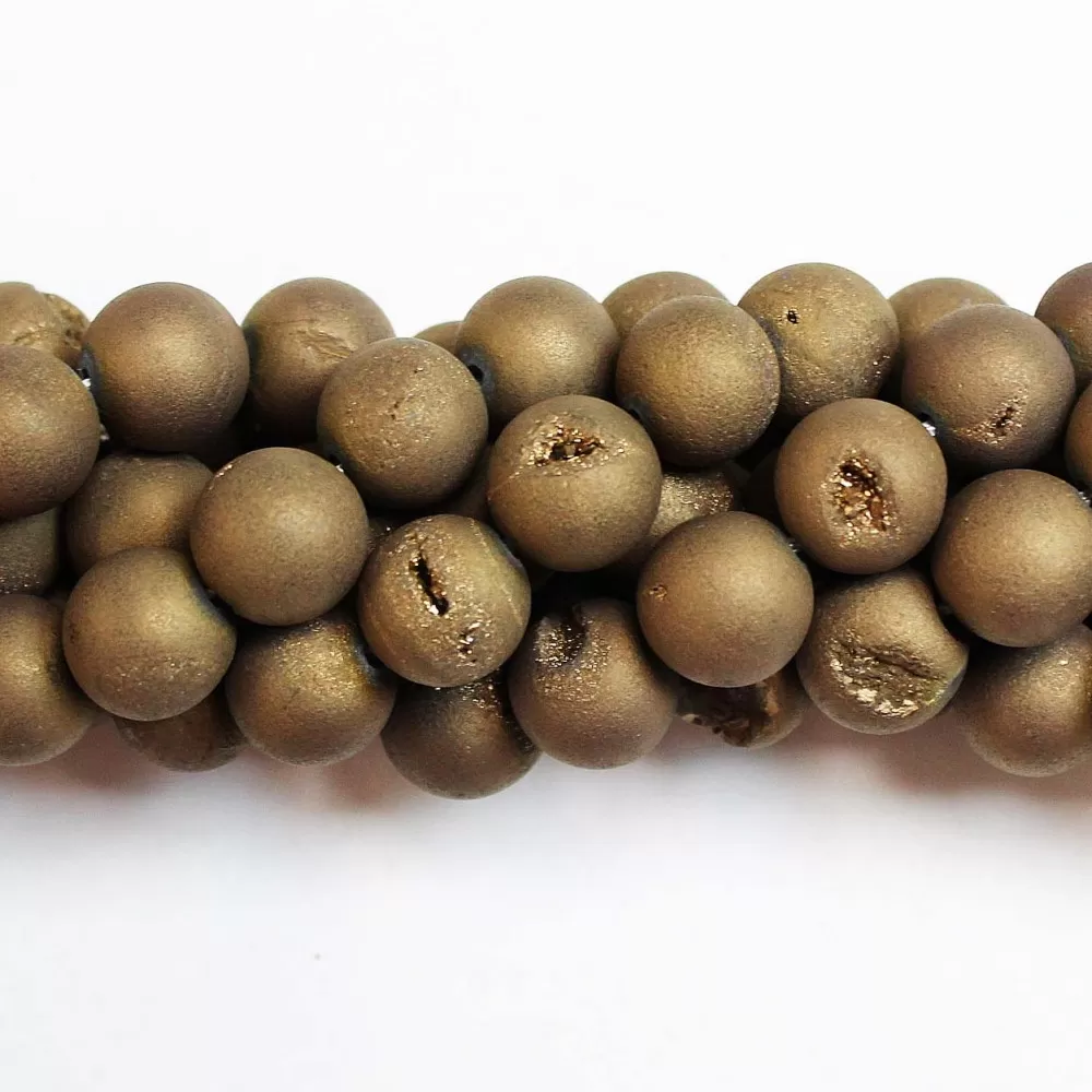 Beads Agate druzy 12mm (0212003D) Beads Agate druzy 12mm (0212003D)