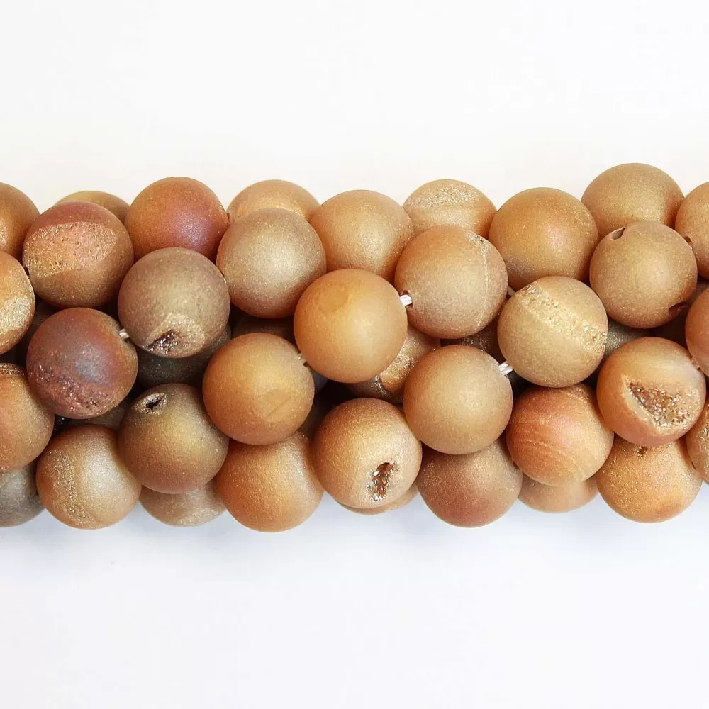 Beads Agate druzy 12mm (0212008D) Beads Agate druzy 12mm (0212008D)