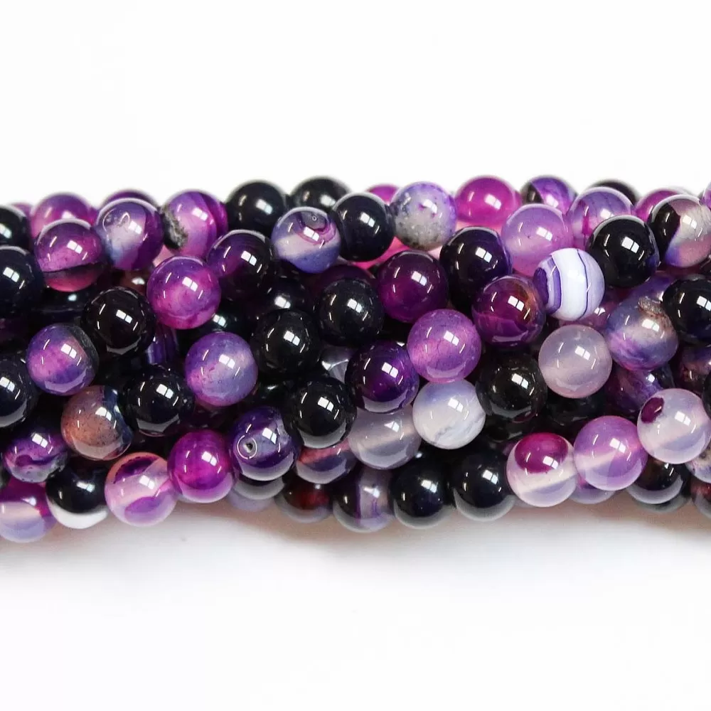 Beads Agate 6mm (0206027) Beads Agate 6mm (0206027)