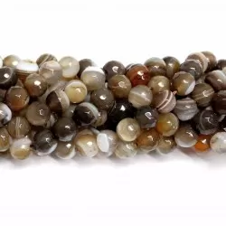 Beads Agate-faceted 8mm (0208003G)