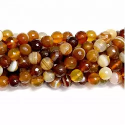 Beads Agate-faceted 8mm (0208006G)