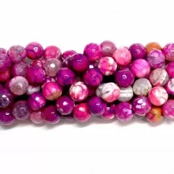 Beads Agate-faceted 8mm (0208007G)