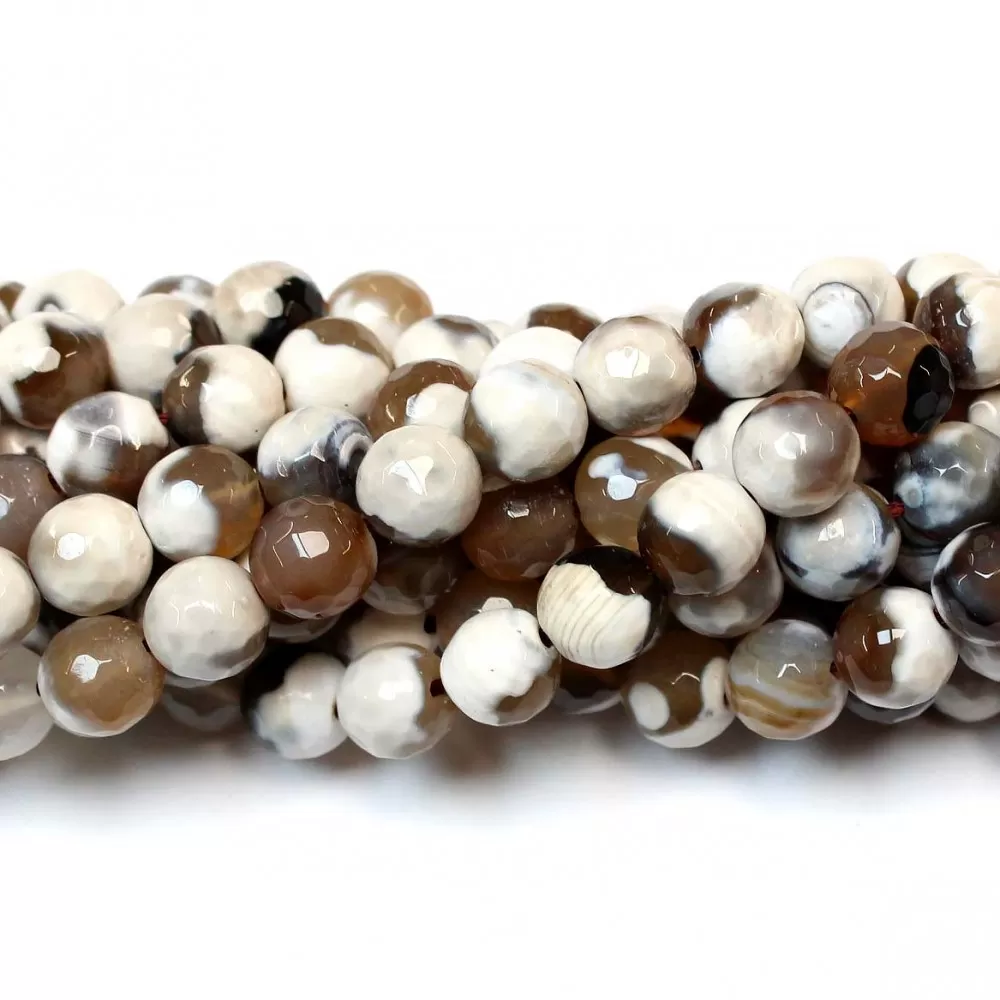 Beads Agate-faceted 8mm (0208052G) Beads Agate-faceted 8mm (0208052G)