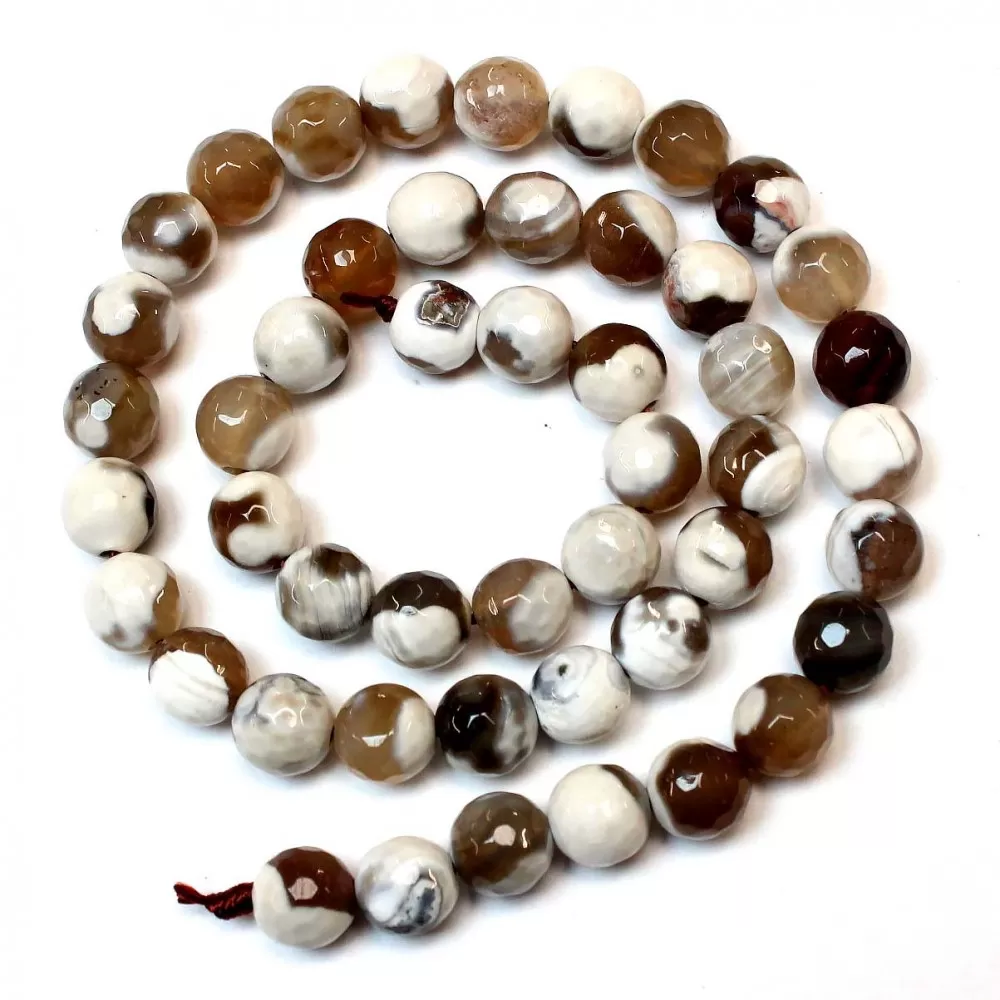 Beads Agate-faceted 8mm (0208052G) Beads Agate-faceted 8mm (0208052G)