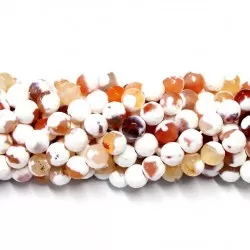 Beads Agate-faceted 8mm (0208078G)