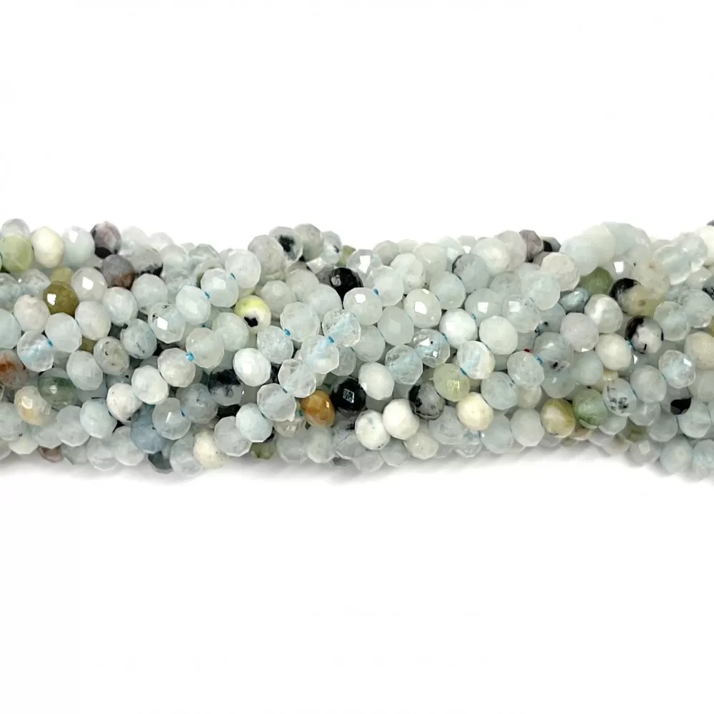 Beads Aquamarine 4x3mm (0404001G)