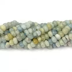 Beads Aquamarine 6x5mm (0406003)