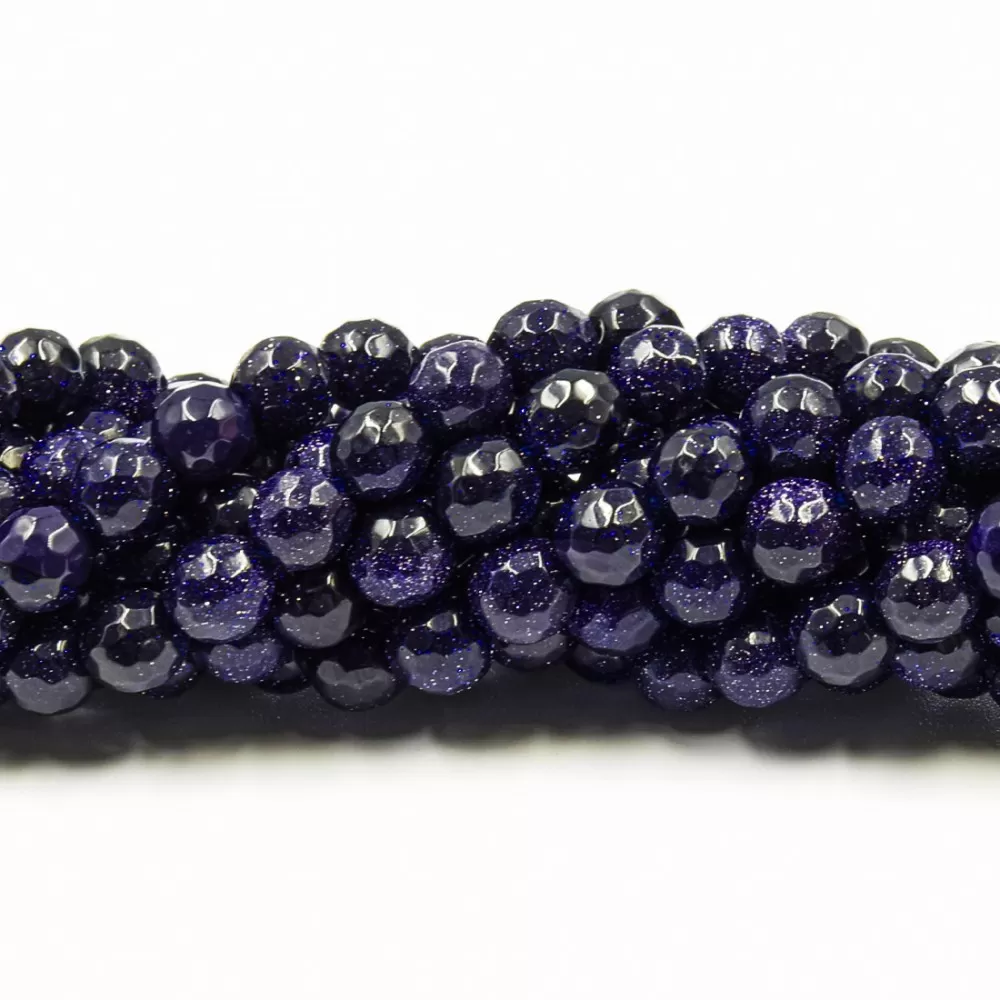 Beads Aventurine-faceted 6mm (0106001G) Beads Aventurine-faceted 6mm (0106001G)