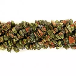Beads Unakite ~6х3mm (9006029)