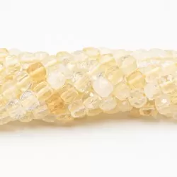 Beads Citrine 4x4mm (4204001G)