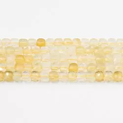 Beads Citrine 4x4mm (4204001G)