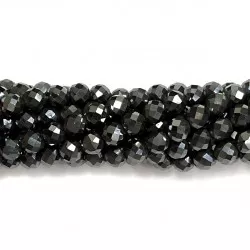 Beads Hematite-faceted 6mm (1006005G)