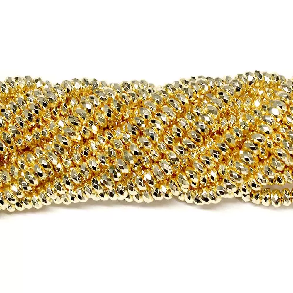 Beads Hematite-faceted 4x2mm (1004011G) Beads Hematite-faceted 4x2mm (1004011G)