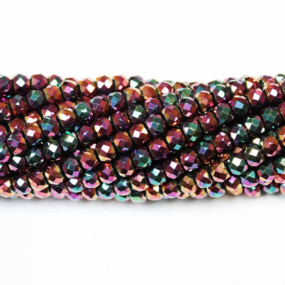 Beads Hematite-faceted 4x3,5mm (1004006G) Beads Hematite-faceted 4x3,5mm (1004006G)