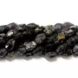 Beads Iolite-faceted 11x8mm (0011003G)