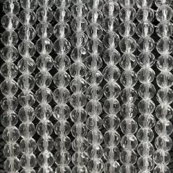 Beads Rock crystal-faceted 6mm (1206000G)