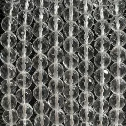 Beads Rock crystal-faceted 8mm (1208000G)