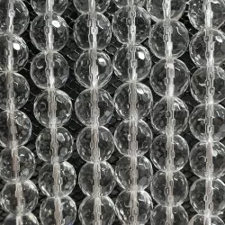 Beads Rock crystal-faceted 10mm (1210000G)
