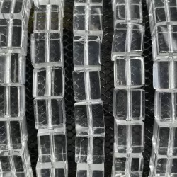 Beads Rock crystal 10x10 mm (1210004)