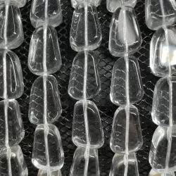 Beads Rock crystal ~ 11x16 mm (1211002)