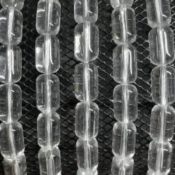 Beads Rock crystal ~ 12x7 mm (1212002)