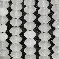 Beads Rock crystal 13x9x4 mm (1213001)