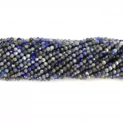 Beads Lazurite-faceted 2mm (2102000G)