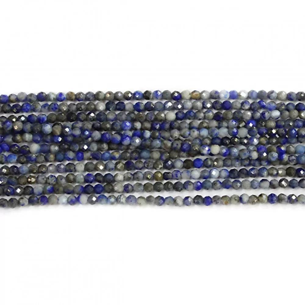 Beads Lazurite-faceted 2mm (2102000G)