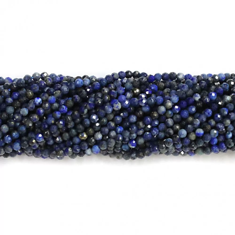 Beads Lazurite-faceted 2mm (2102001G)